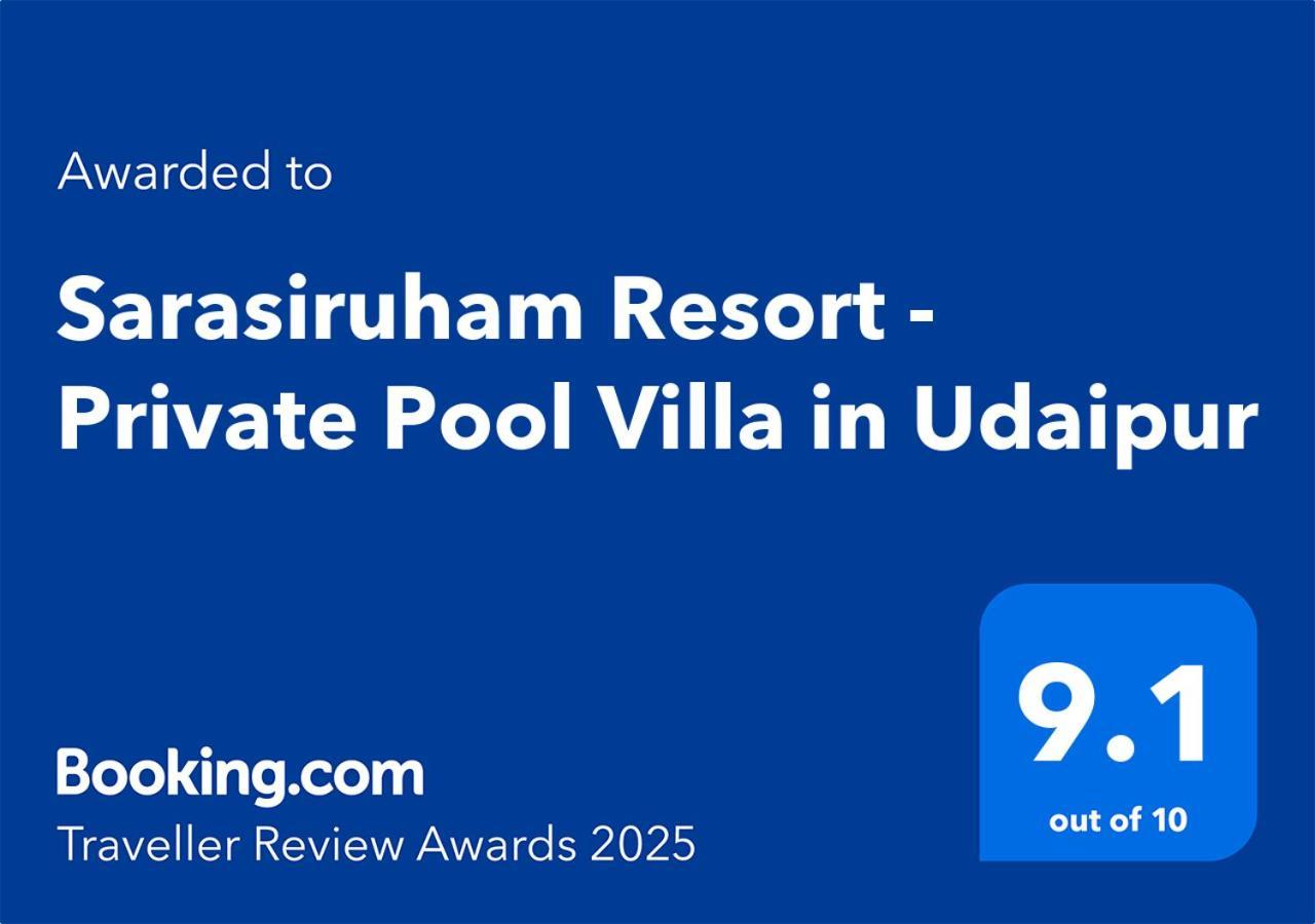 Sarasiruham Resort - Private Pool Villa In Удайпур Екстер'єр фото